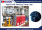 सीमेंस पीएलसी नियंत्रण प्रणाली के साथ पानी की ट्यूब एचडीपीई पाइप विनिर्माण मशीन